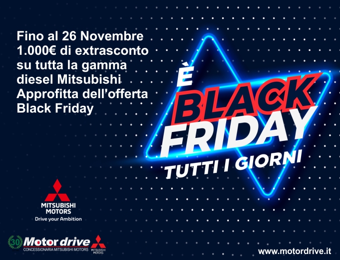 Approfitta dell'offerta Black Friday