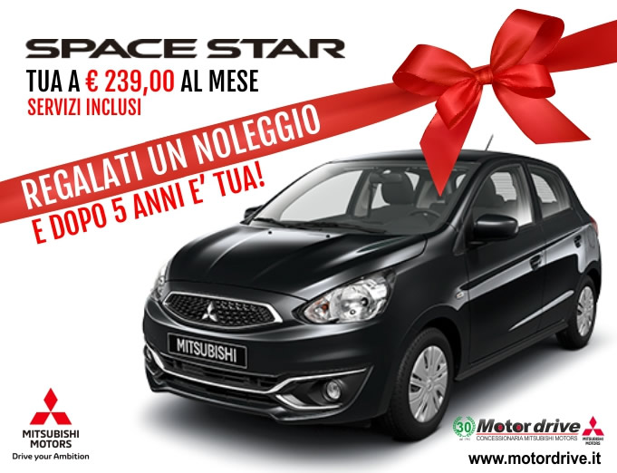 Regalati un noleggio Mitsubishi Space Star