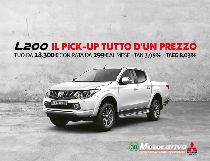 IL PICK-UP TUTTO D'UN PREZZO!